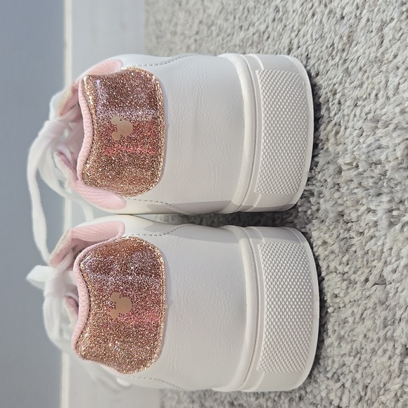 Disney Mickey Mouse Women's White & Rose Gold Size 9 Shoes NWOT - Picture 3 of 10